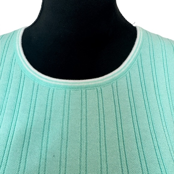 Tabi International Sleeveless Ribbed Top Mint - Picture 3 of 8